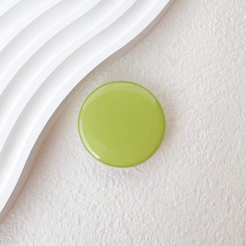 Ins Korean Style Macaron Popped Socket Phone Talk Grip Stretchable Folding Simple Phone Holder