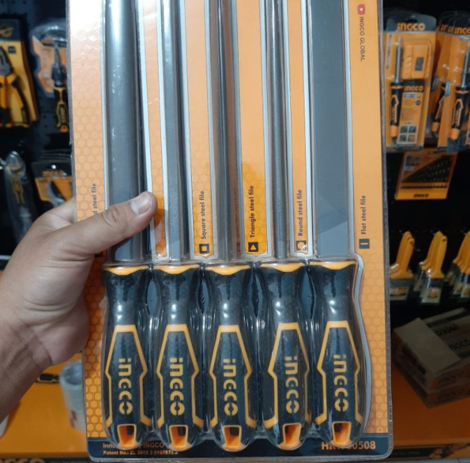 Bộ 5 giũa sắt Ingco HKTFS0508
