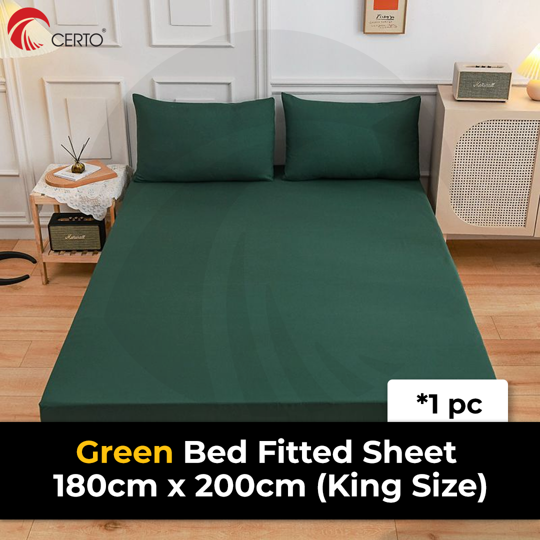 CERTO Fitted Bed Sheet Queen Cadar Tilam Queen Cadar Queen Getah ...