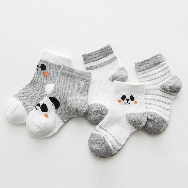Set 5 đôi tất len cao cổ hàng đẹp cho bé