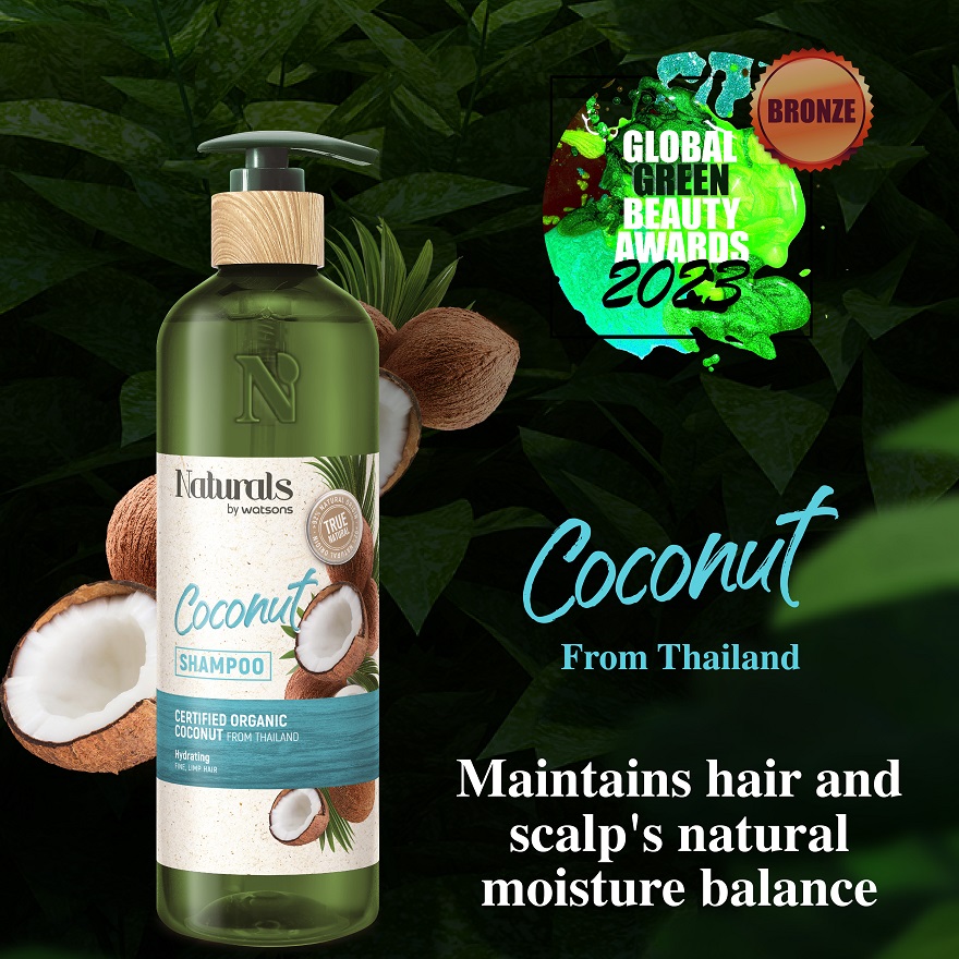 NATURALS BY WATSONS, Coconut Shampoo 490ml