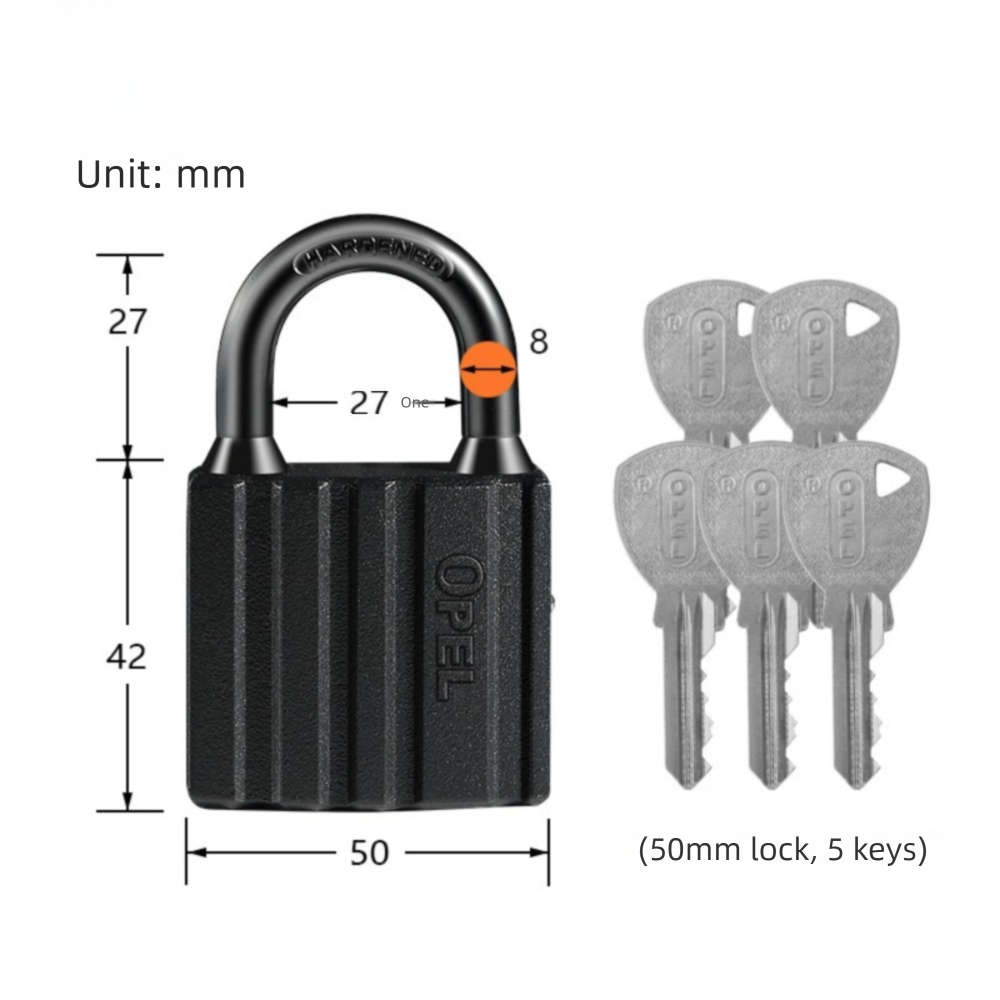 Portable Metal Heavy Duty Padlock Rust Proof Waterproof Anti-theft ...