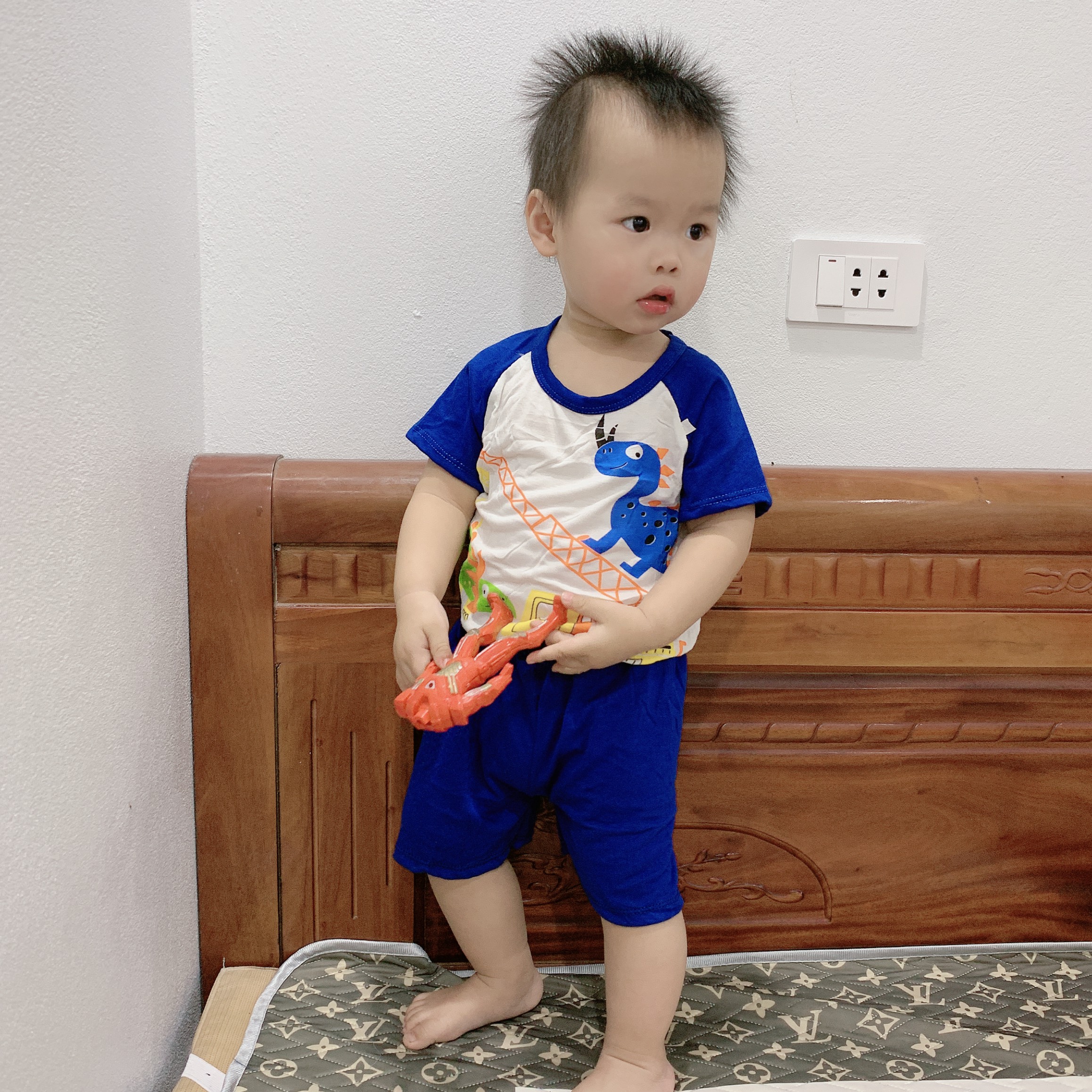 Combo 10 Bộ thun COTTON bé trai 5 đến 30kg