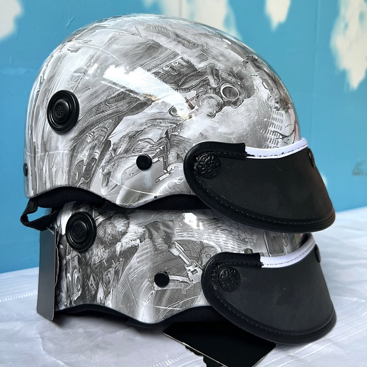 NÓN BẢO HIỂM SƠN NHÚNG CARBON BAO XỊN