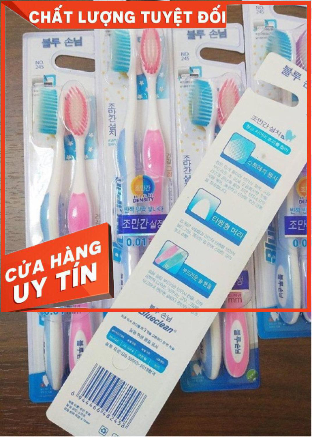 COMBO 2 BÀN CHẢI ĐÁNH RĂNG HÀN QUỐC - BÀN CHẢI ĐÁNH RĂNG TỐT