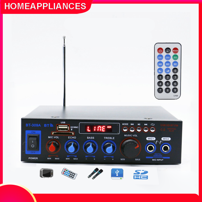 Âm ly Bluetooth mini hát karaoke BT-309A Chất Lượng Cao