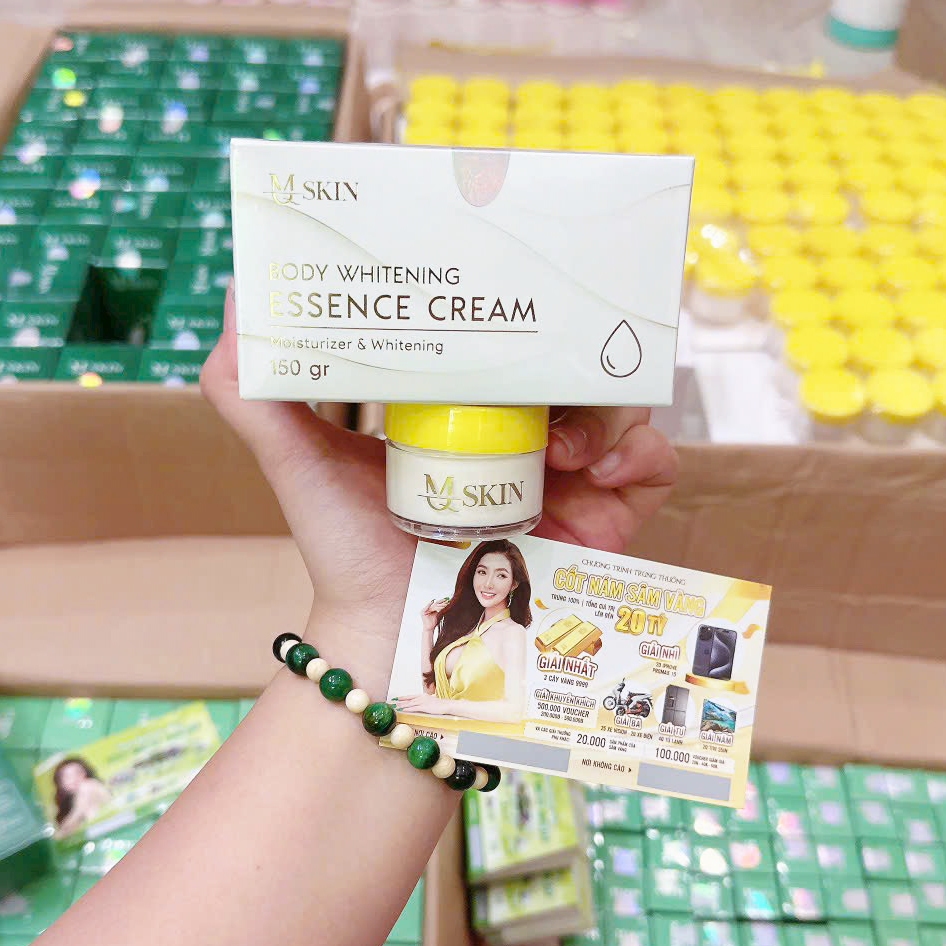 [Chính Hãng][Tặng Kích Trắng] Kem Body Sâm Vàng MQ Skin
