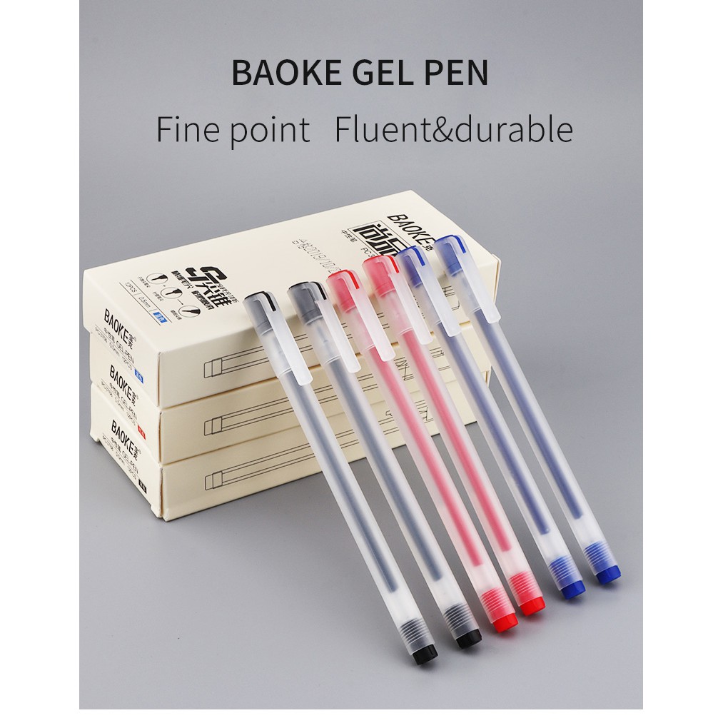 Bút Gel 0.5mm BAOKE PC3768 (12 cây|hộp)