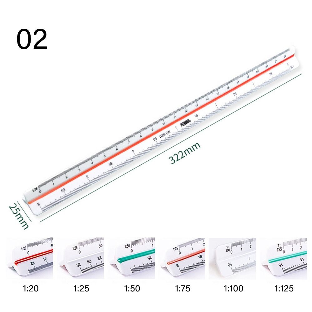 OSIDE Multicolor Stationery Drafting Tool Design Ruler Architect