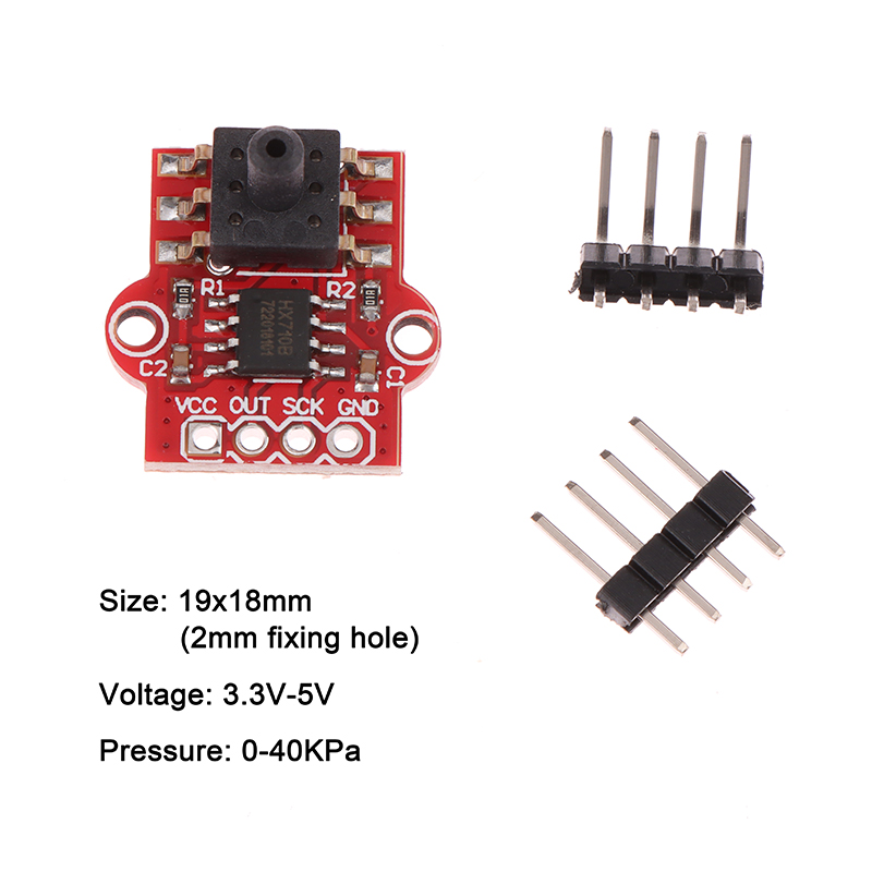 DC 3.3V 5V 0-40KPa Pressure Sensor Module Connect 2.5MM Soft Tube Digital Liquid Water Level Controller Board For Arduino BOLA