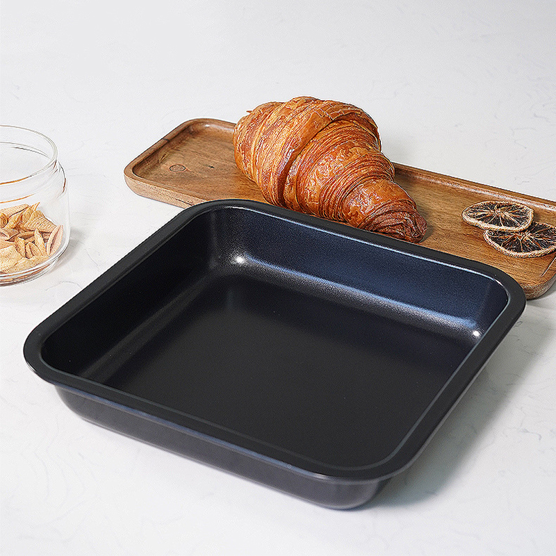 Premium Quality】 Inch Square Baking Tray Non-Stick Carbon