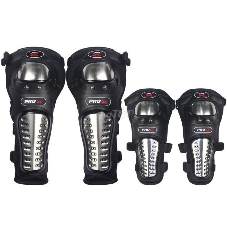 Bộ giáp chân tay inox đi phượt 4 cái