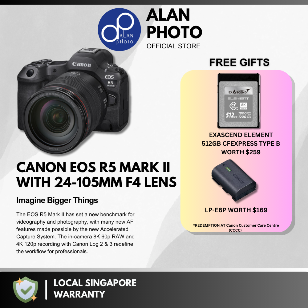 Canon EOS R5 Mark II EOS R5 II Mirrorless Camera Body with 24