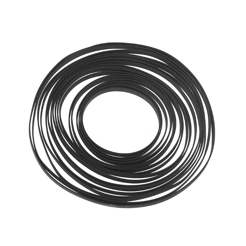 New arrival 5mm Width Universal Cassette Tape Machine Belts Assorted Common Drive Flat Rubber Belt for CD DVD Recorders Walkman