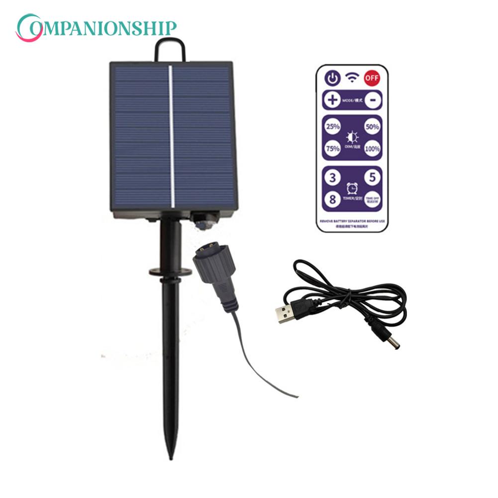 Solar Battery Box LED String Lamp Panel Controller Garden Street Light Decor