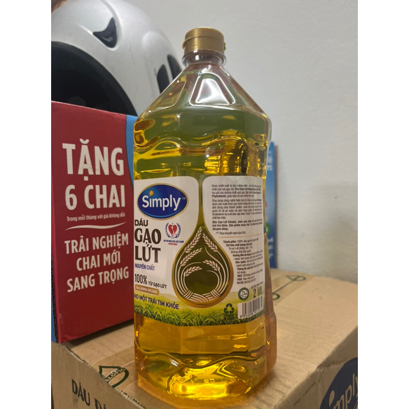 Dầu gạo lứt Simply 2L/chai