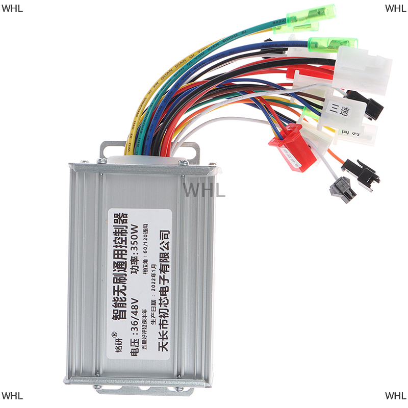 WHL Bộ điều khiển động cơ không chổi than 36V/48V 350W Bộ điều chỉnh động cơ DC Bộ điều khiển tốc độ