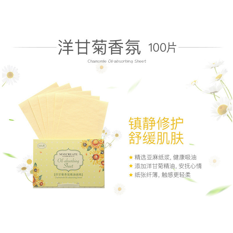 Giấy thấm dầu Maycreate nội địa Trung gói 100 tờ