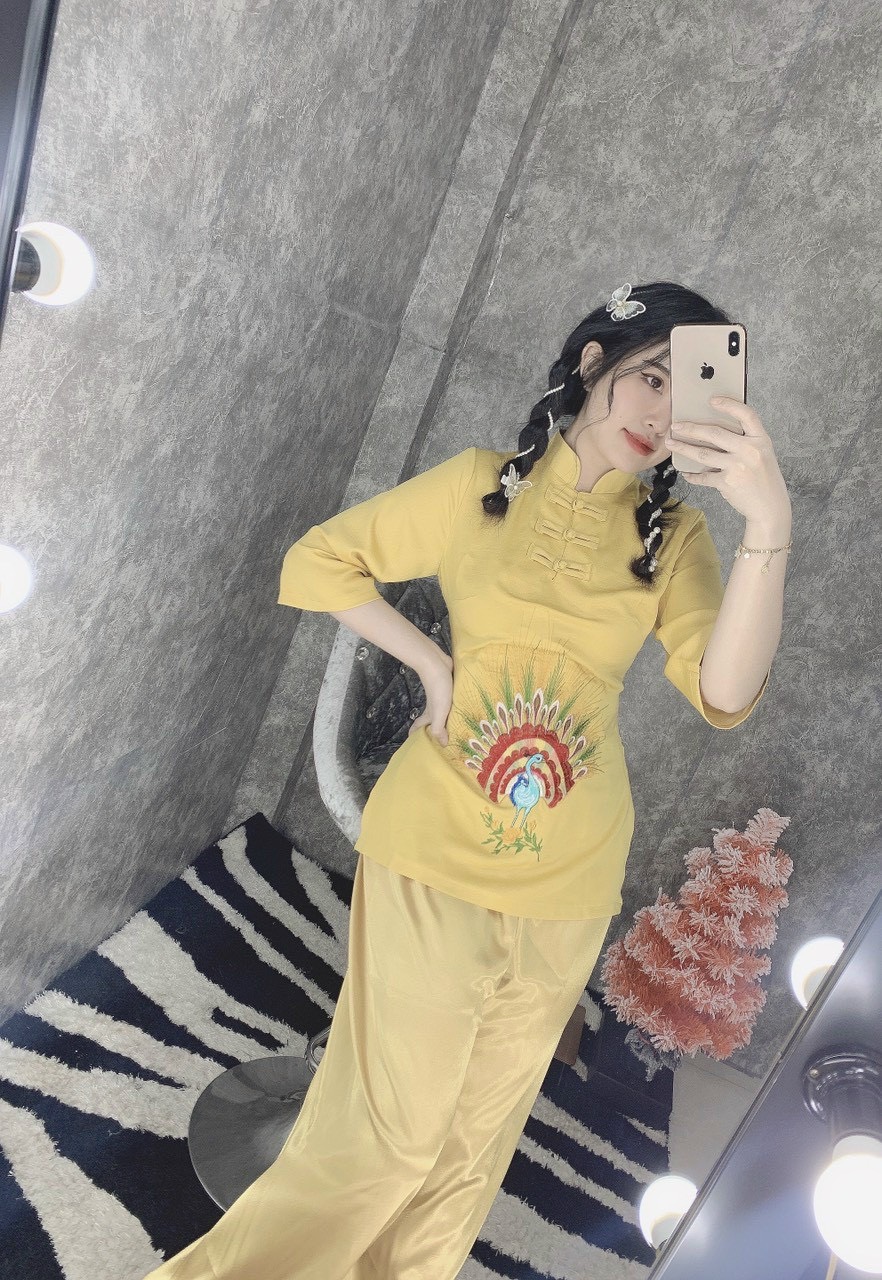 ĐỒ LAM ĐI CHÙA ,ĐỒ THỜI TRANG NỮ VẢI LỤA MỊN MÁT KHÔNG NHĂN