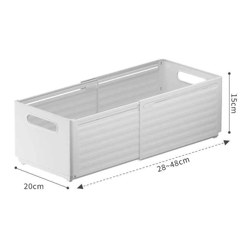 KS Cabinet retractable storage box Drawer desktop snacks sundries kitchen organizer box storage box