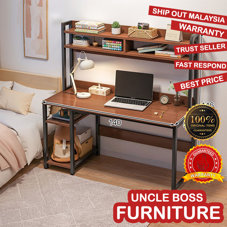 140CM Student Desk Bookshelf Table / Study Desk Simple / Computer Desk / Students Writing Desk