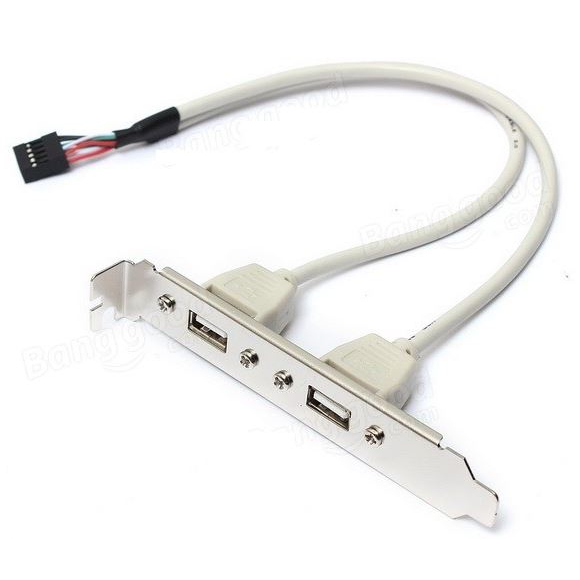 Backpanel chia ra 2 cổng usb từ usb mainboard tháo máy văn phòng