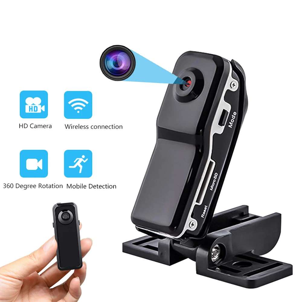 JBMBHC Mini DV Camera Wireless Micro Camera 720p HD Sensor Camcorder MD80 Video Audio Small Camera Collar Clip | Lazada PH