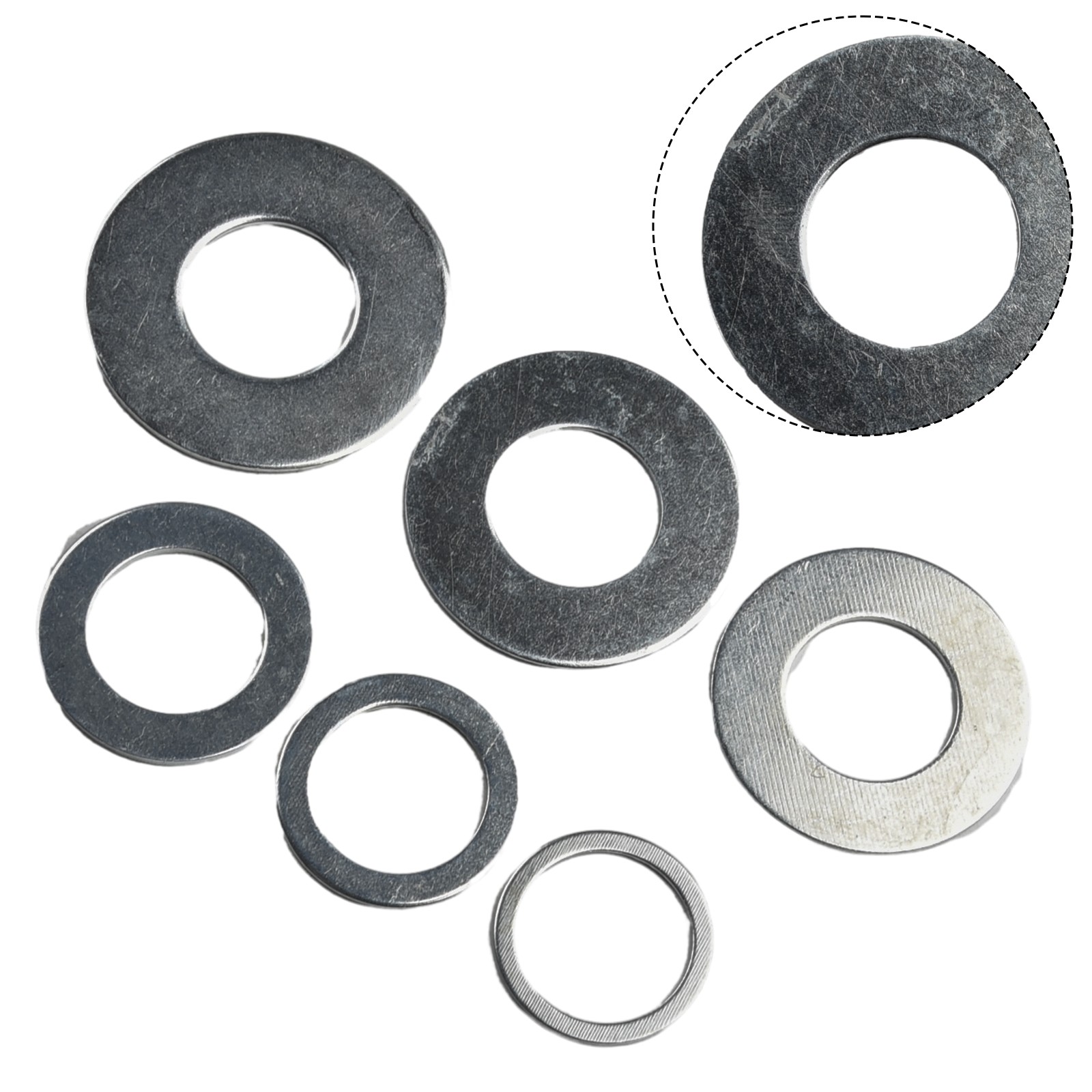 【LALA】 6pcs Set Circular Saw Ring For Circular Saw Blade Reduction Ring Conversion Ring Durable And Long Service Life 【Ready Stock】