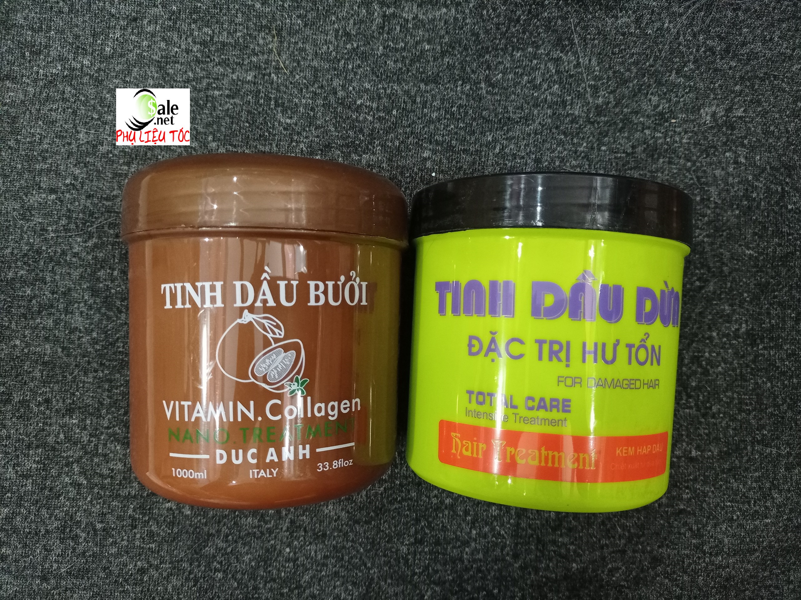Hấp tinh dầu bưởi, tinh dầu dừa đức anh 1000ml
