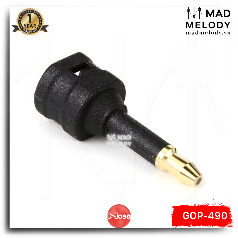 Hosa fiber optic adaptor gop-490