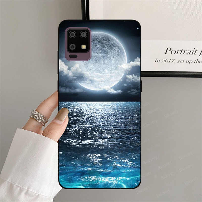 Pattern Casing Sharp Aquos ZERO 6 Wolf Colorful Case Capas Phone Bumper Shockproof Back TPU Soft Cover