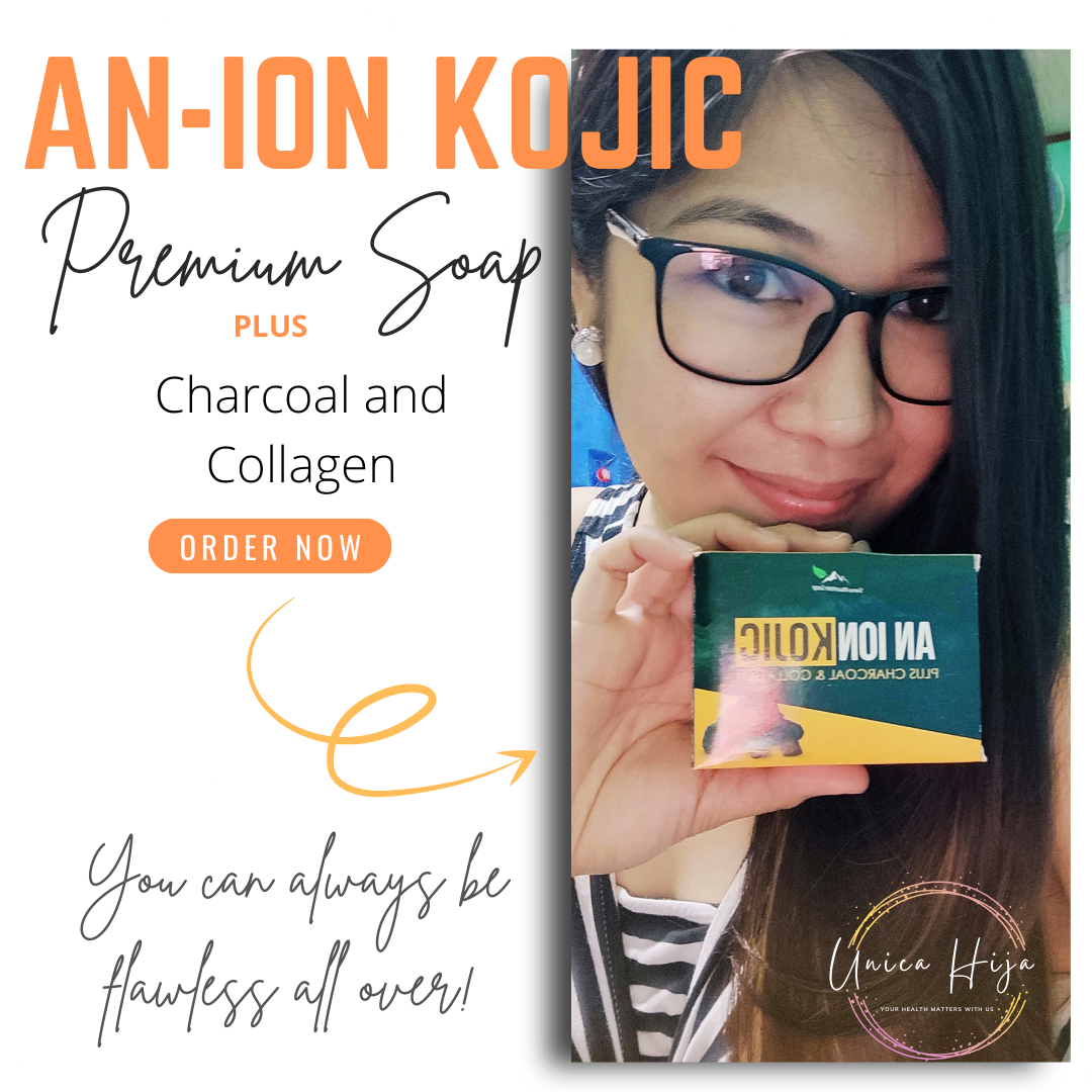AN ION KOJIC SOAP Plus CHARCOAL & COLLAGEN Anti acne ; Micro peeling ; Whitening ; Smoothening