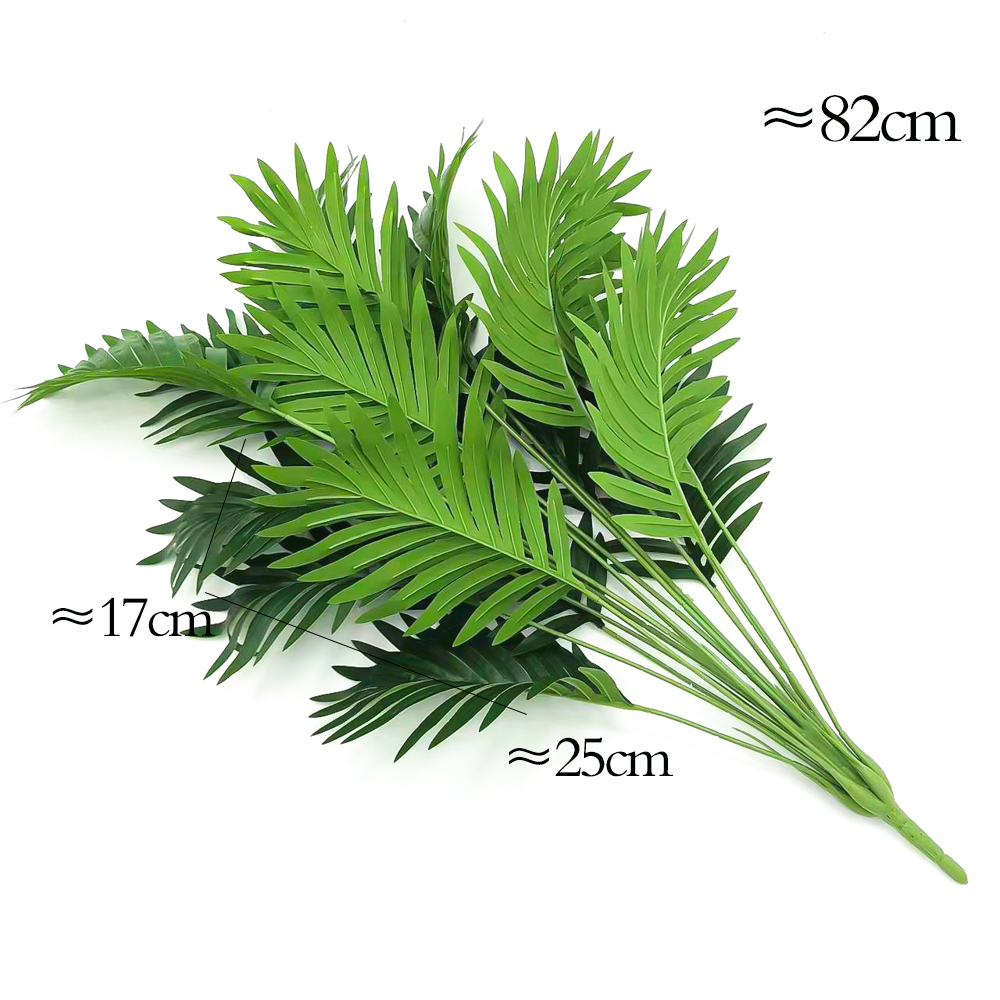 65/82cm Large Artificial Palm Tree Tall Fake Plants Tropical Monstera