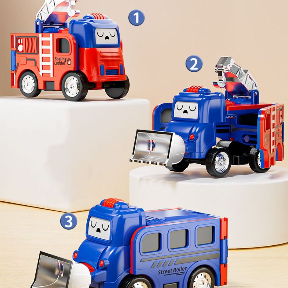 Toy Car Reverse Engineering Mutational Reverse Car Double Sided Transformer Car Toys Pull-back ...