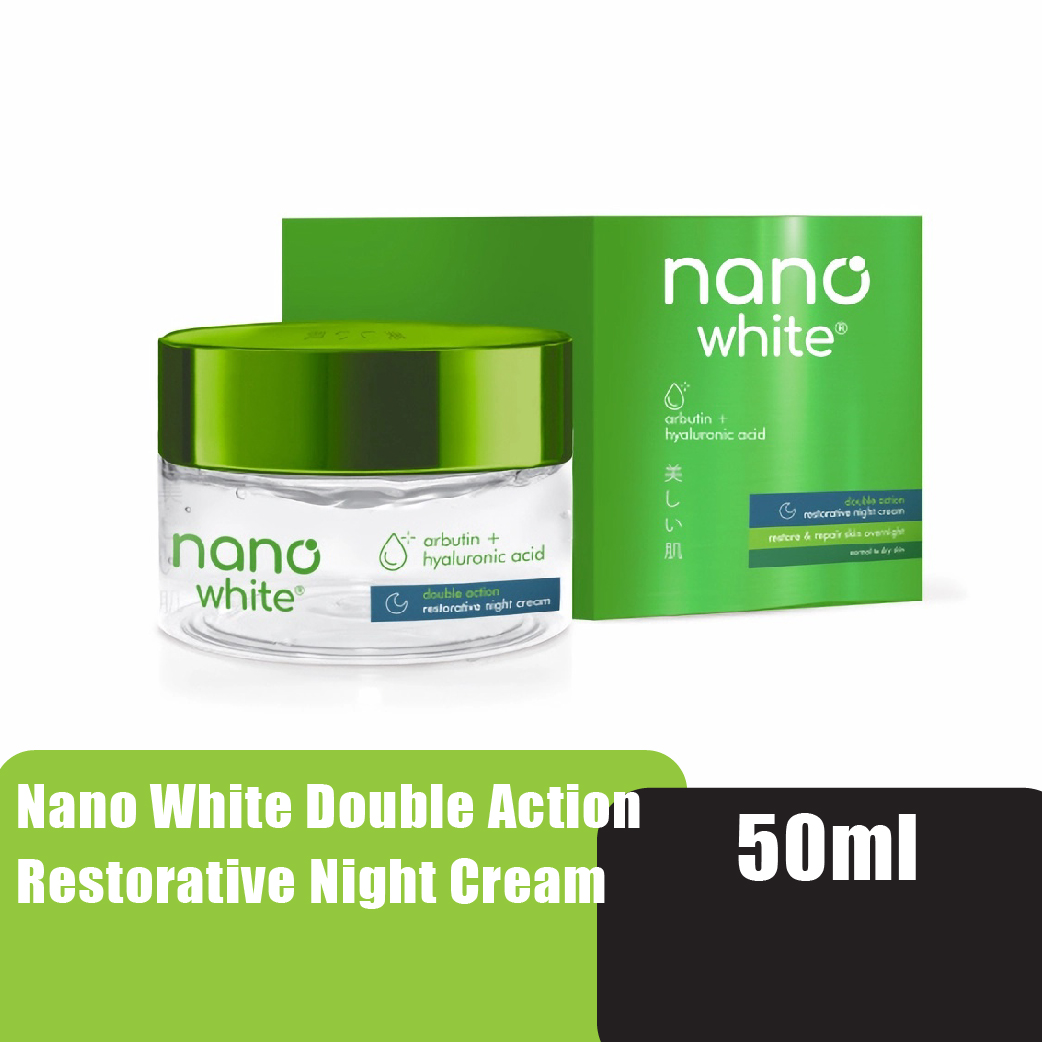 Nanowhite Double Action Restorative Night Cream 50ml Skincare ...