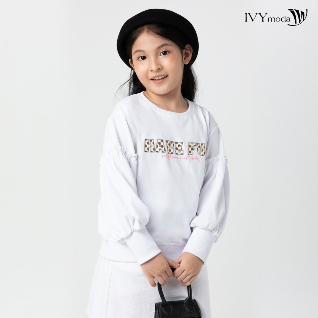 Áo thun bé gái Have Fun IVY moda MS 58G1157