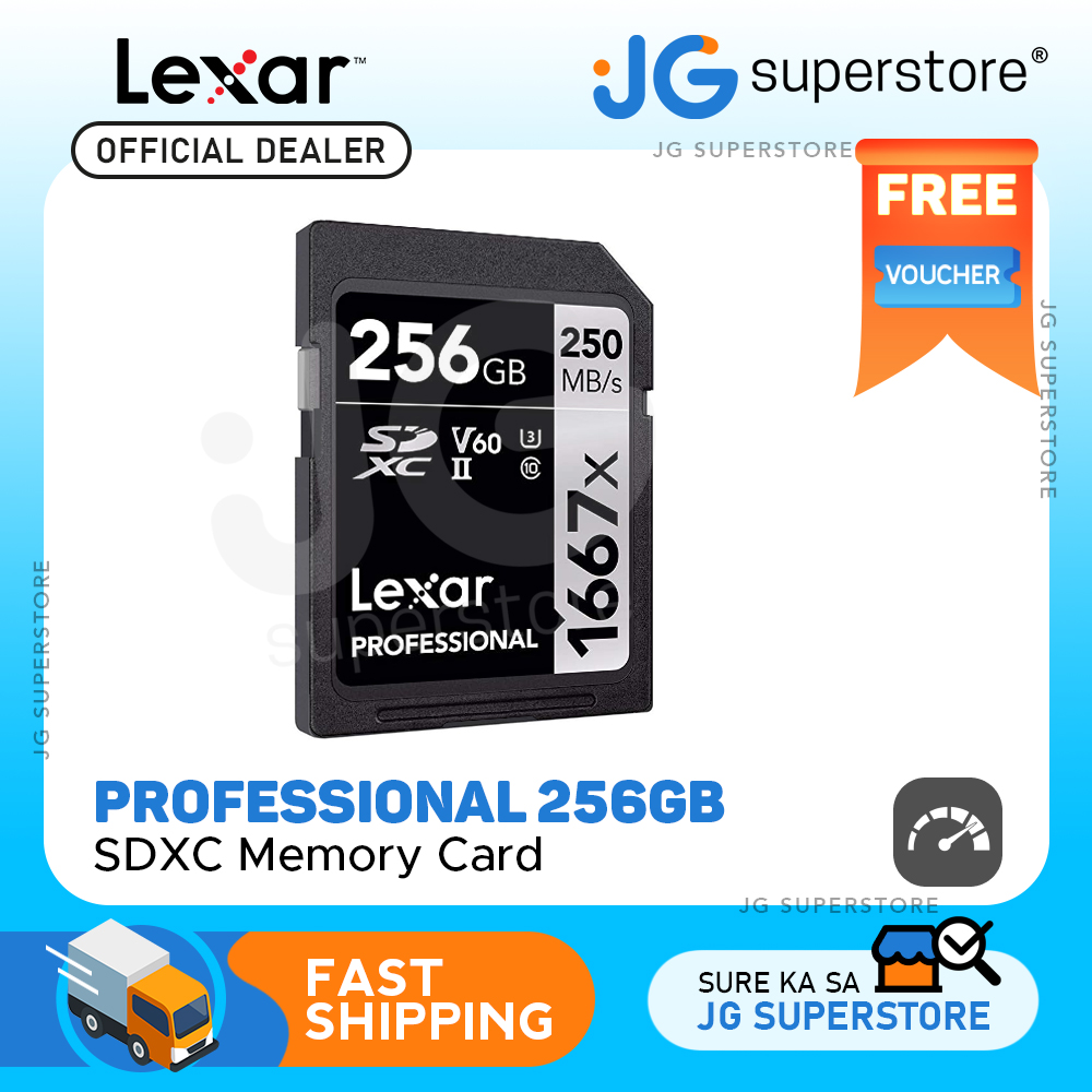 Lexar Professional SDXC UHS-II 256GB LSD256CB1667 