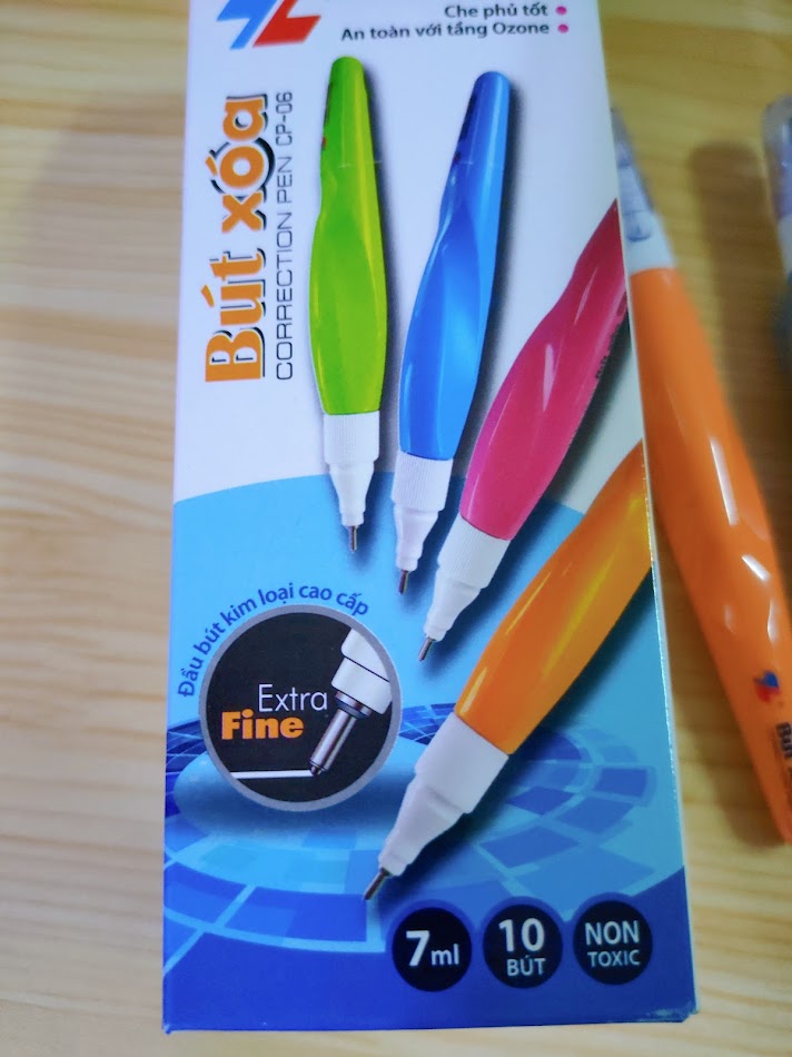 Bút xóa Thiên Long CP-06 7ml Không độc hại ( 1 cây )