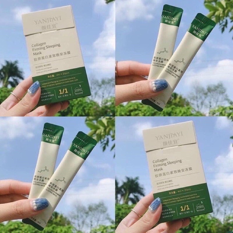 Mặt nạ thạch collagen yanjiayi/ mặt nạ ngủ ycollagen yanjiayi/ lẻ 1 gói