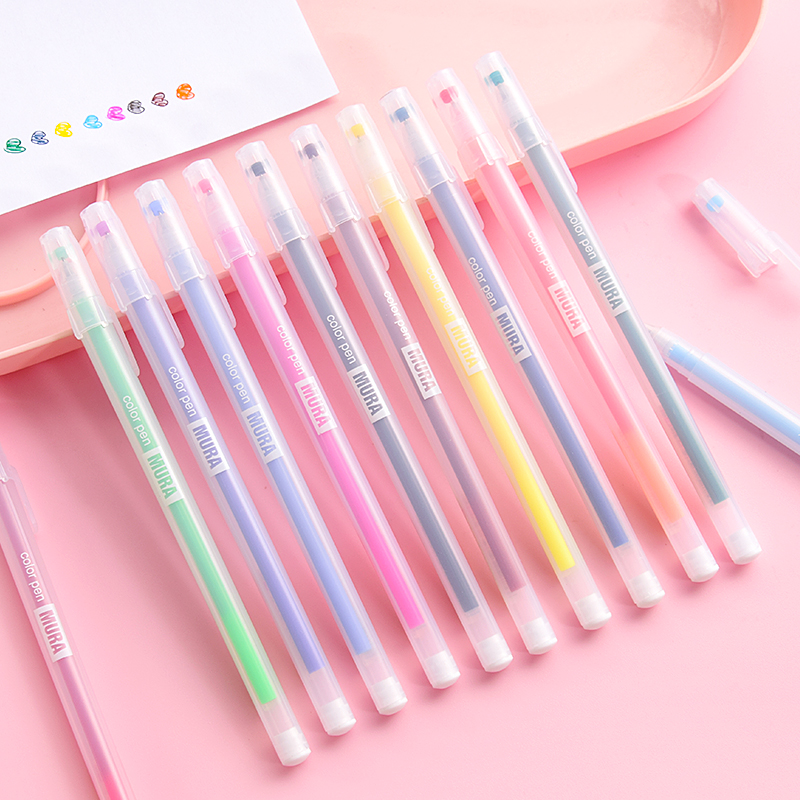 %E3%80%90The%20Quiet%20Page%E3%80%916/10/12%20Color%20Pen%20Set%20Transparent%20Mura%20Style%200.5mm%20Ballpoint%20Gel%20Ink%20Roller%20Ball%20Pens%20Marker%20Liner%20Drawing%20Office%20School%20A6127%20-%20Image%208