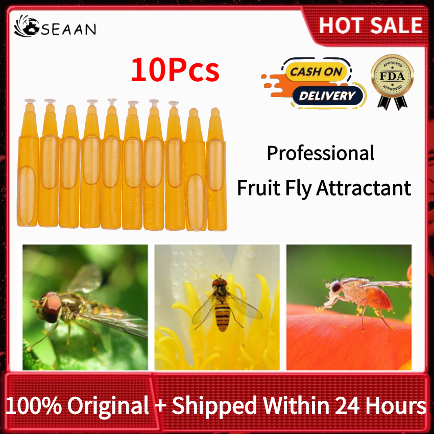 10Pcs Fruit Fly Attractant 2ml Trap Bait Beekeeping Beehive Tool Killer Swarm