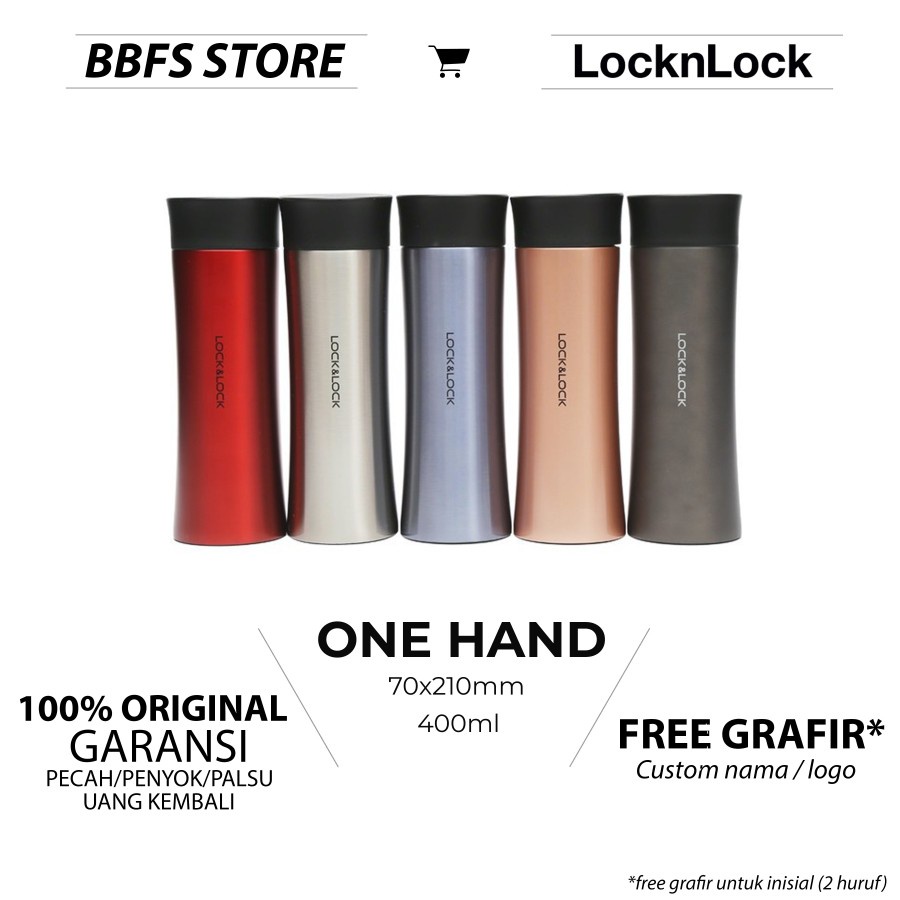 Lock N Lock One Hand Tumbler Ml Termos Tahan Panas Dingin Lock Lock