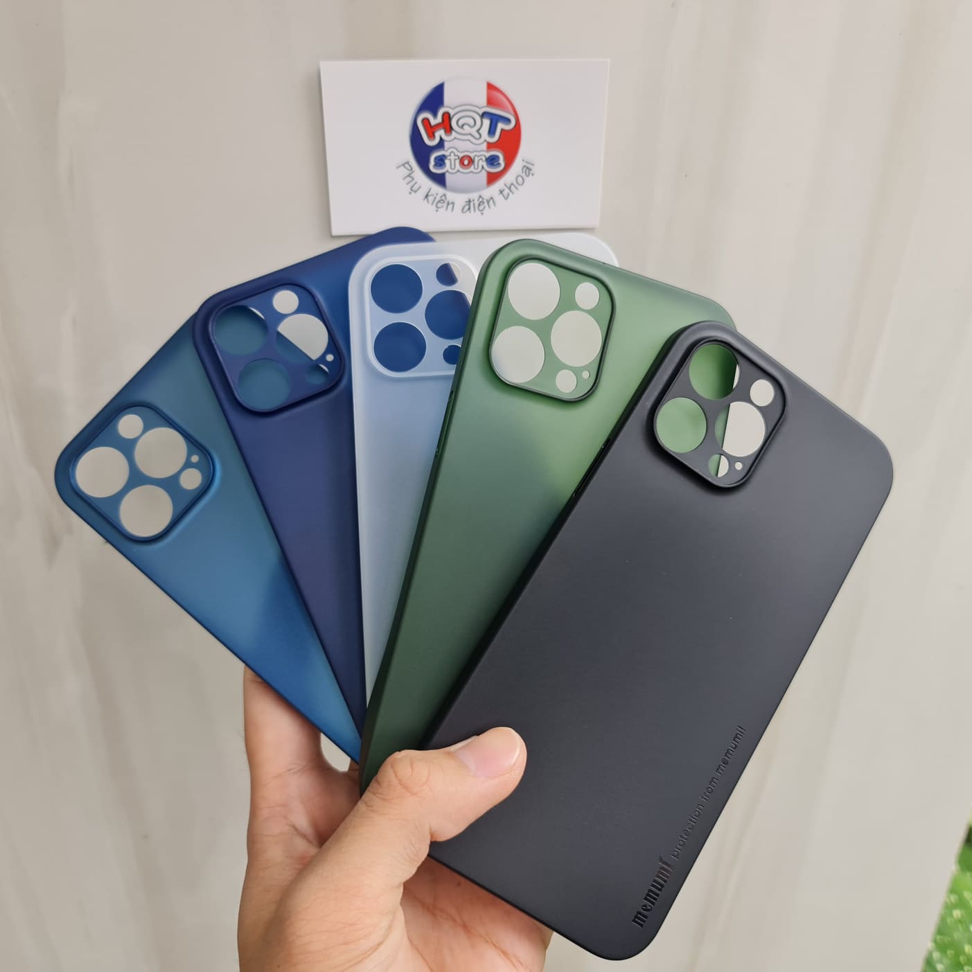 Ốp lưng siêu mỏng Memumi 0.3mm cho Iphone 12 Pro Max / 12 Pro / 12