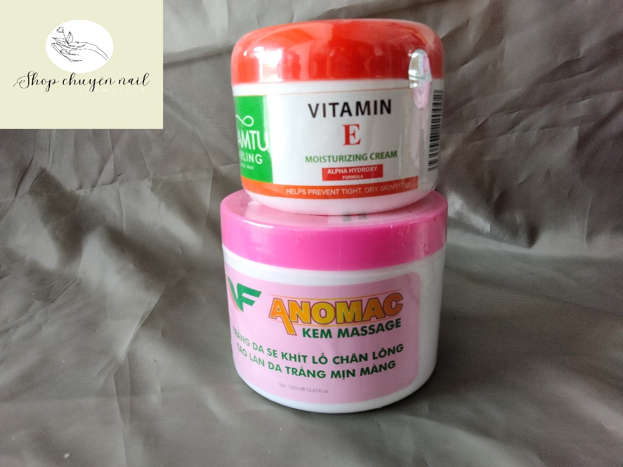 Kem masage mặt vitamin e, anomac