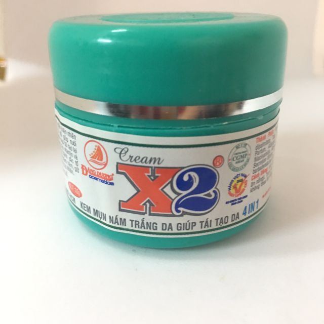 kem x2 mụn, nám , trắng da giúp tái tạo da 4 in1