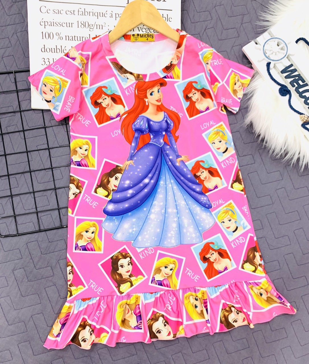 [HCM]Váy Đầm Bé Gái Size Đại 33-50Kg Vải 3D Cotton Jennie Kids Thấm Hút Mồ Hôi Tốt J405