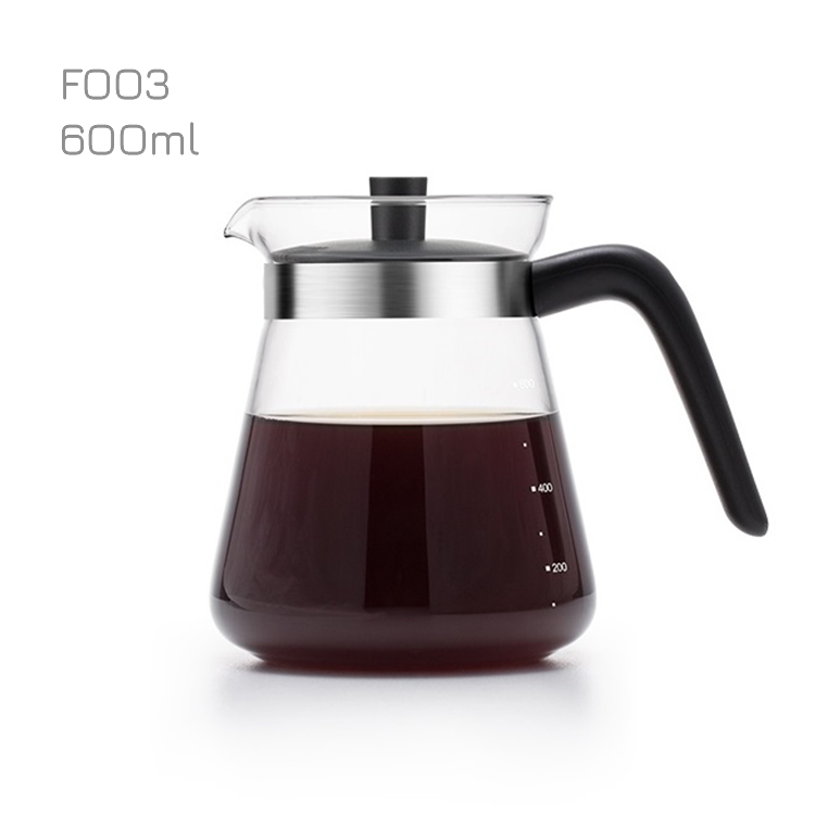 Bình Pha Cafe Thủy Tinh 600ml Samadoyo F003 (C)