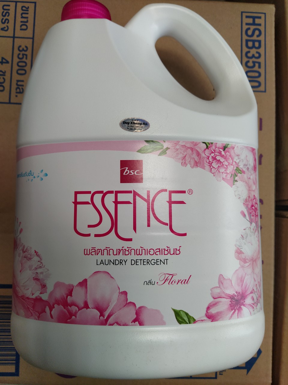 Nước giặt Essence 3500 ml (can 3,5L) nhập khẩu Thái Lan