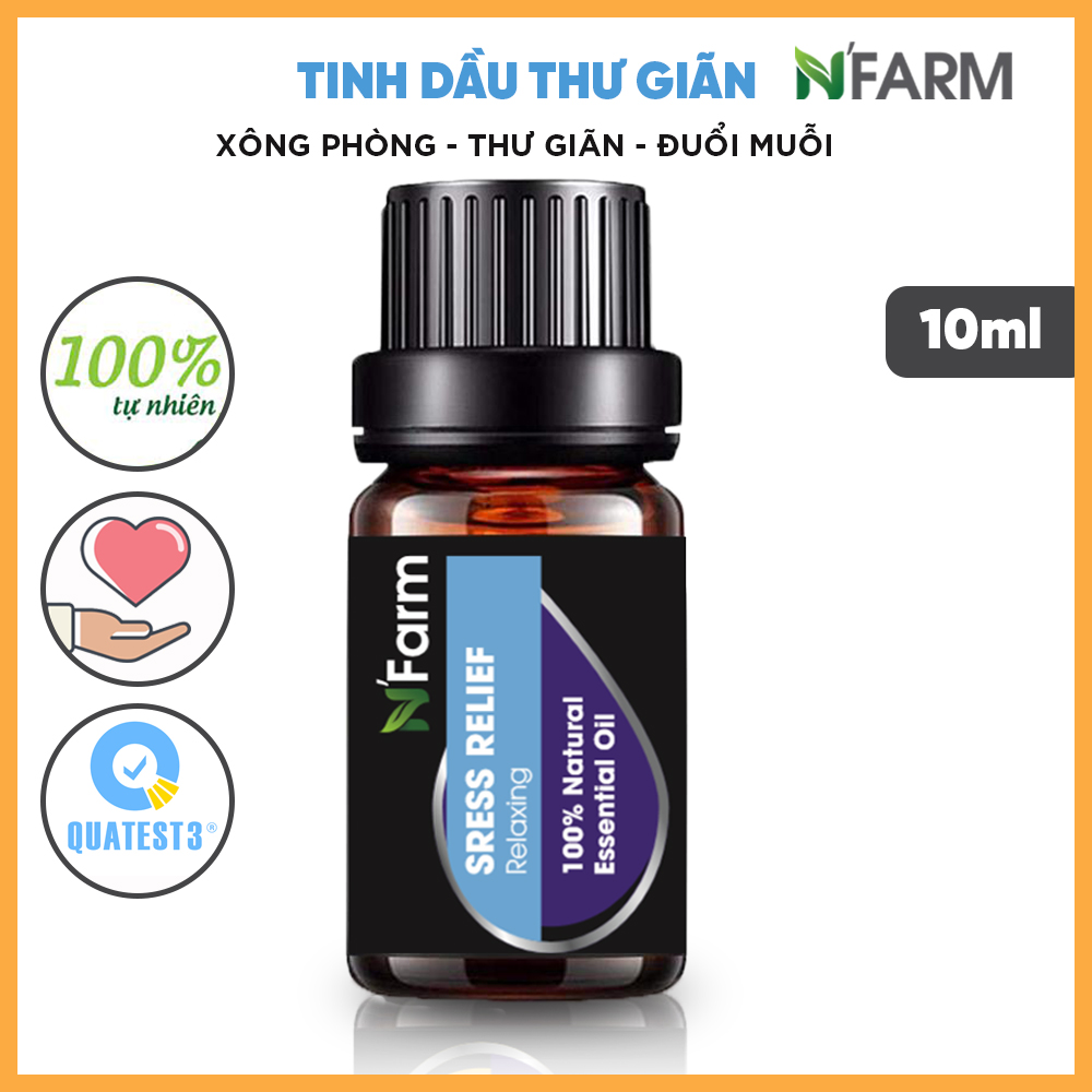Tinh dầu Thư Giãn Sress Relief N'farm 10ml