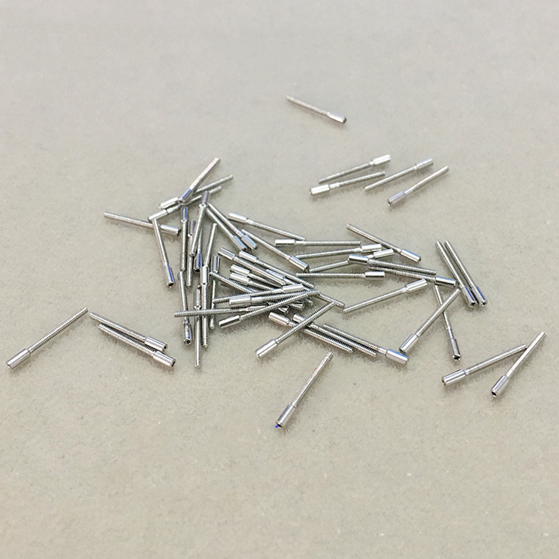 Coolmanloveit 100PCS Stainless Steel Watch Winder Winding Stem Extensions Extenders 0.9mm